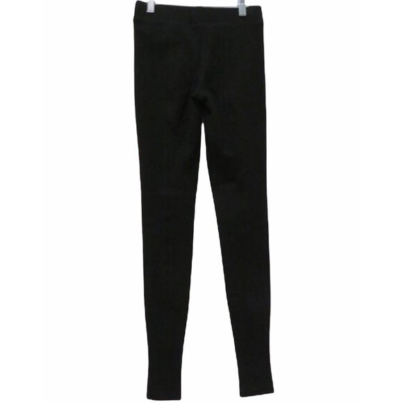 VINCE Ponte Stitch Seam Legging Pull On Scrunch Ankle Black Skinny - Picture 4 of 16